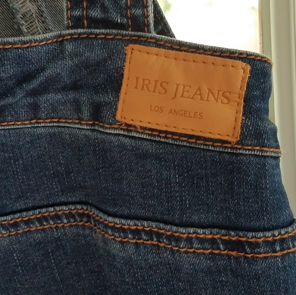 Iris Jeans Los Angeles Denim Skinny Overall's - Picture 4 of 9